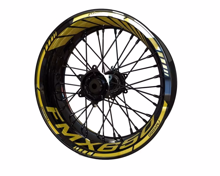 FMX650 Felgenaufkleber - "Classic"
