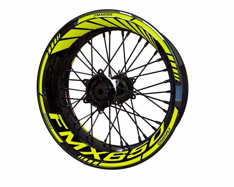 FMX650 Felgenaufkleber - "Classic"