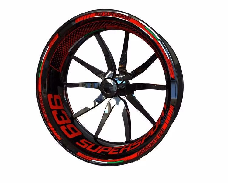 939 Supersport Velg Stickers - "Fade"