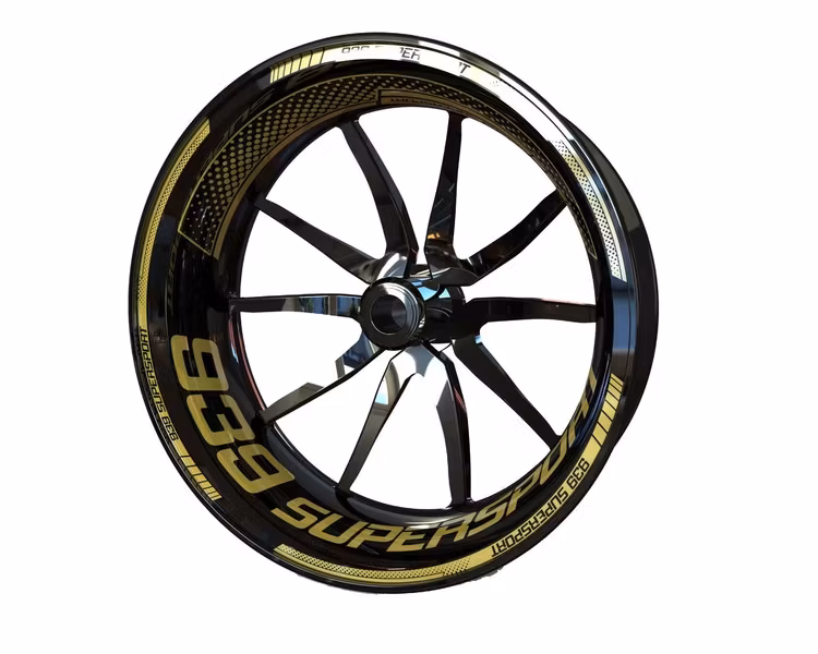 939 Supersport Velg Stickers - "Fade"