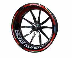 939 Supersport Rim Stickers - "Fade"