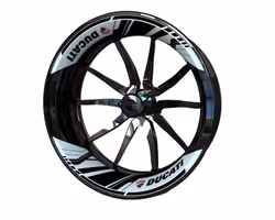 Wheel Stickers - for Ducati - "Velocity" (Single Swingarm)