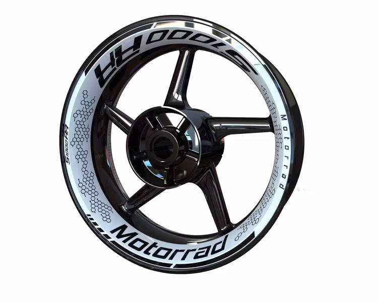 S1000RR Wheel Stickers - "Honeycomb"