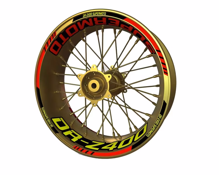 DR-Z 400 Adhesivos para llantas - "Supermoto"