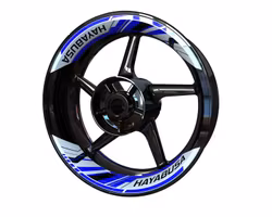 Hayabusa Wheel Stickers - "Velocity"
