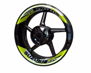 Autocollants Jante Moto Suzuki GSX-S750 2024 - Réfléchissants, PVC - Kit Complet 2 Roues