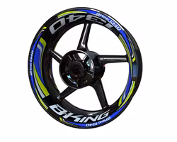 B-King 1340 Rim Stickers - "Wave"