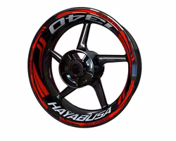 Hayabusa 1340 Rim Stickers - "Wave"