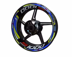 GSX-S1000 Wheel Stickers - "Wave"