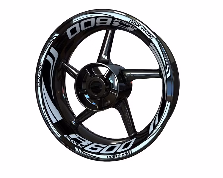 GSX-R600 Wheel Stickers - "Wave"