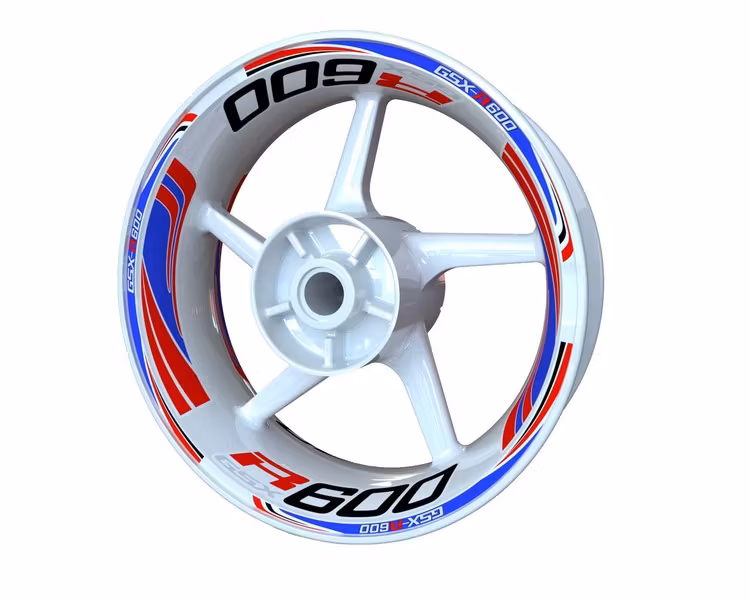 GSX-R600 Wheel Stickers - "Wave"