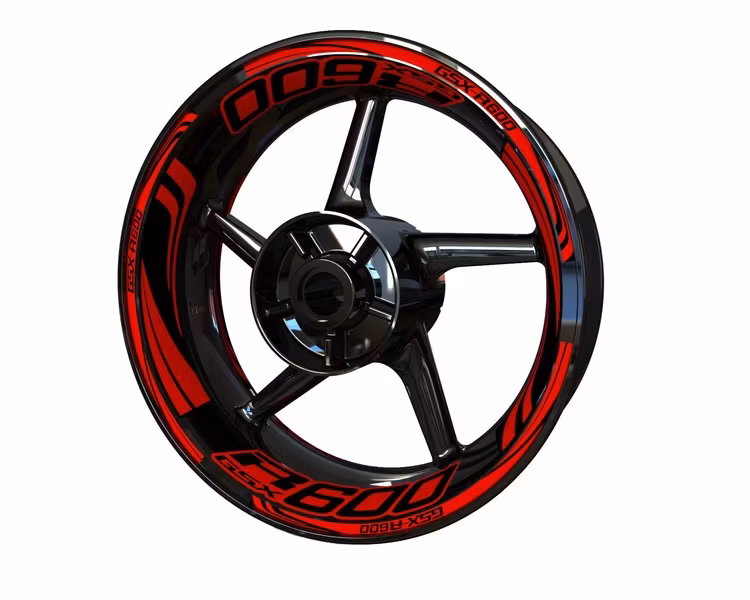 GSX-R600 Wheel Stickers - "Wave"