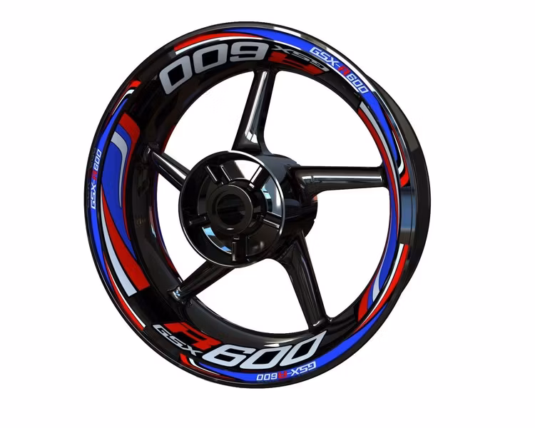 GSX-R600 Wheel Stickers - "Wave"