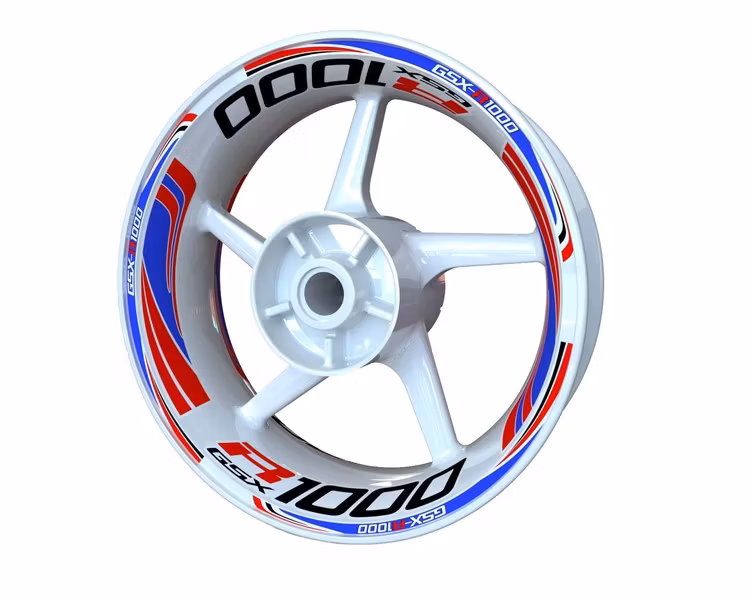 GSX-R1000 Wheel Stickers - "Wave"