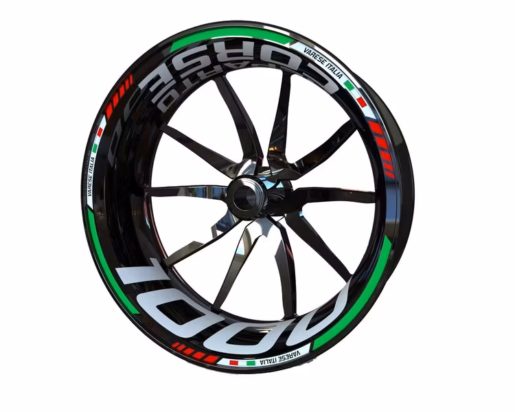 F4 1000/Brutale 1000 Reparto Corse Rim Stickers - "Classic"