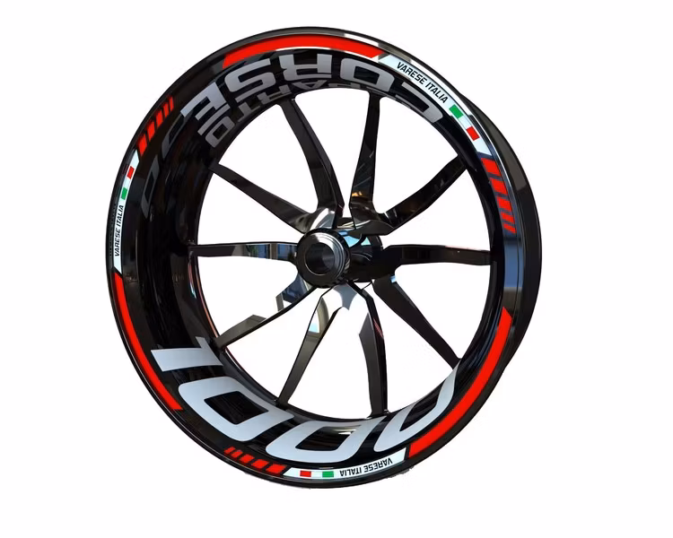 F4 1000/Brutale 1000 Reparto Corse Rim Stickers - "Classic"