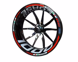 F4 1000/Brutale 1000 Reparto Corse Rim Stickers - "Classic"