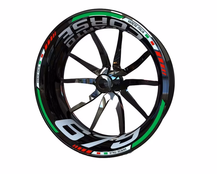 F3 675/Brutale 675 Reparto Corse Rim Stickers - "Classic"