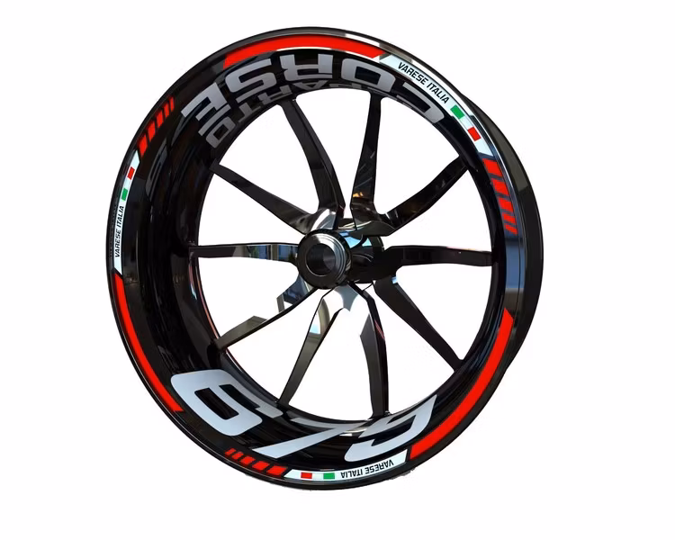 F3 675/Brutale 675 Reparto Corse Rim Stickers - "Classic"