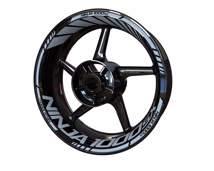 Wheel Stickers - Fits Ninja 1000SX - "Classic"