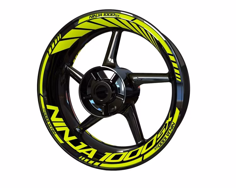 Wheel Stickers - Fits Ninja 1000SX - "Classic"
