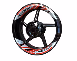 Hayabusa Wheel Stickers - "Velocity"