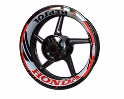 Wheel Stickers kit - "Honda Repsol"  Premium Design