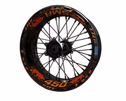 Wheel Stickers - Fits SMR 450 - "Bull Classic"