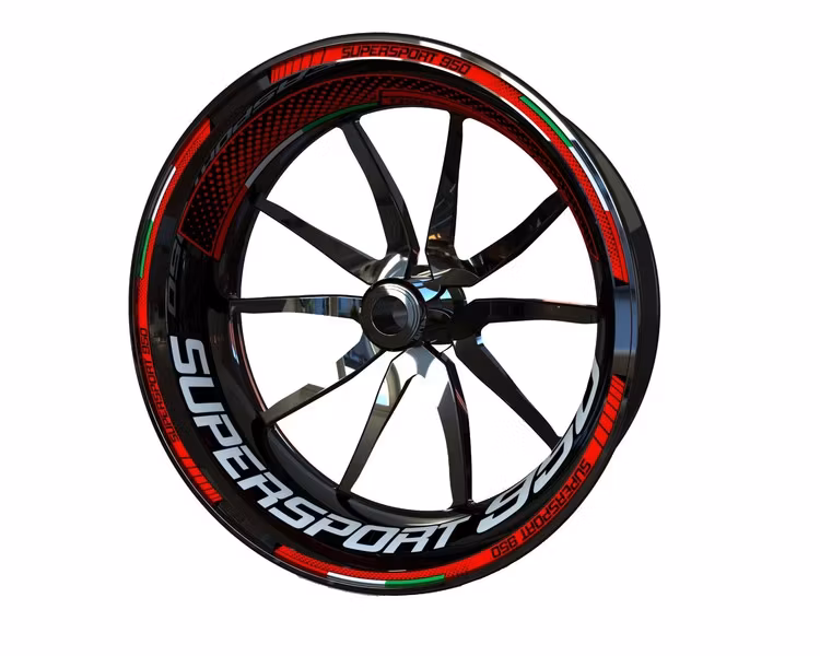 950 Supersport Wheel Stickers - "Fade"