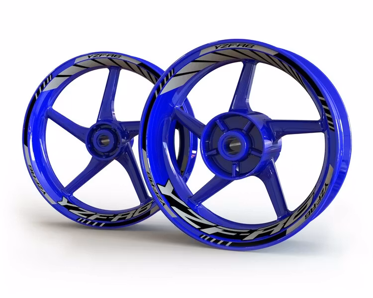 YZF-R6 Stickers de jantes - "Classic"