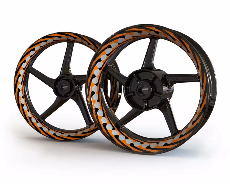 "Fraser Spiral" - Adesivi per cerchioni