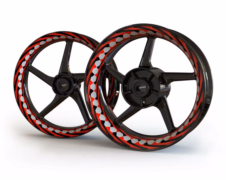 "Fraser Spiral" - Adesivi per cerchioni