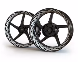 "Fraser Spiral" Wheel Stickers