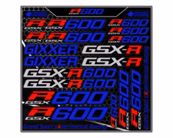 GSX-R600 sticker kit