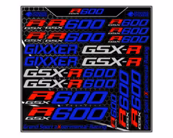 GSX-R600 sticker kit