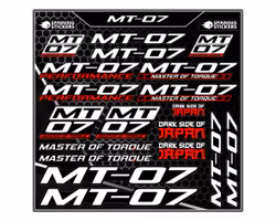 MT-07 sticker kit