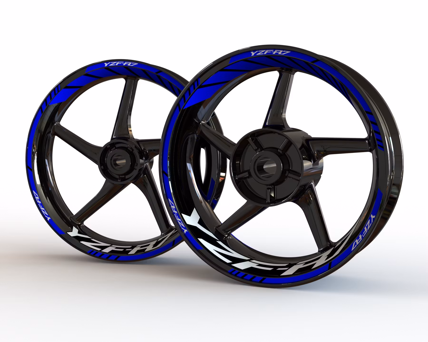 YZF-R7 Felgenaufkleber - "Classic"