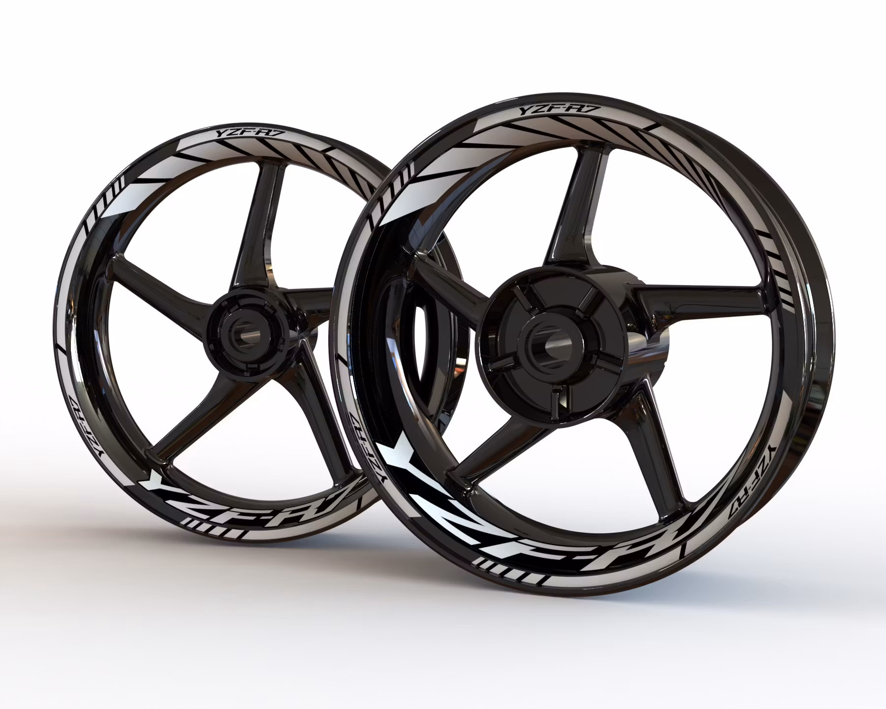 YZF-R7 Felgenaufkleber - "Classic"