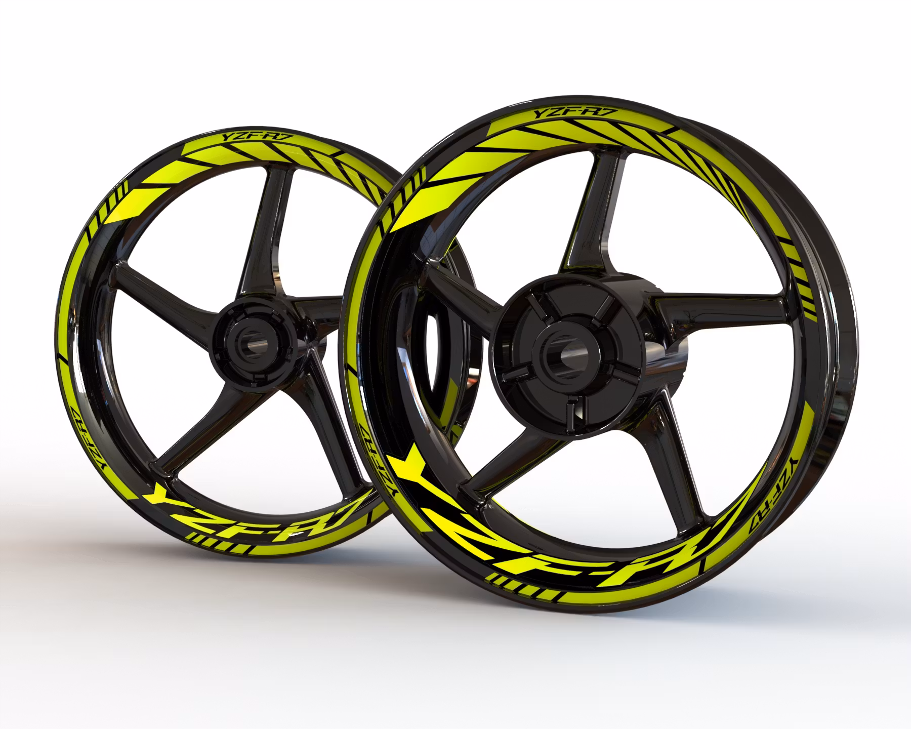 YZF-R7 Felgenaufkleber - "Classic"