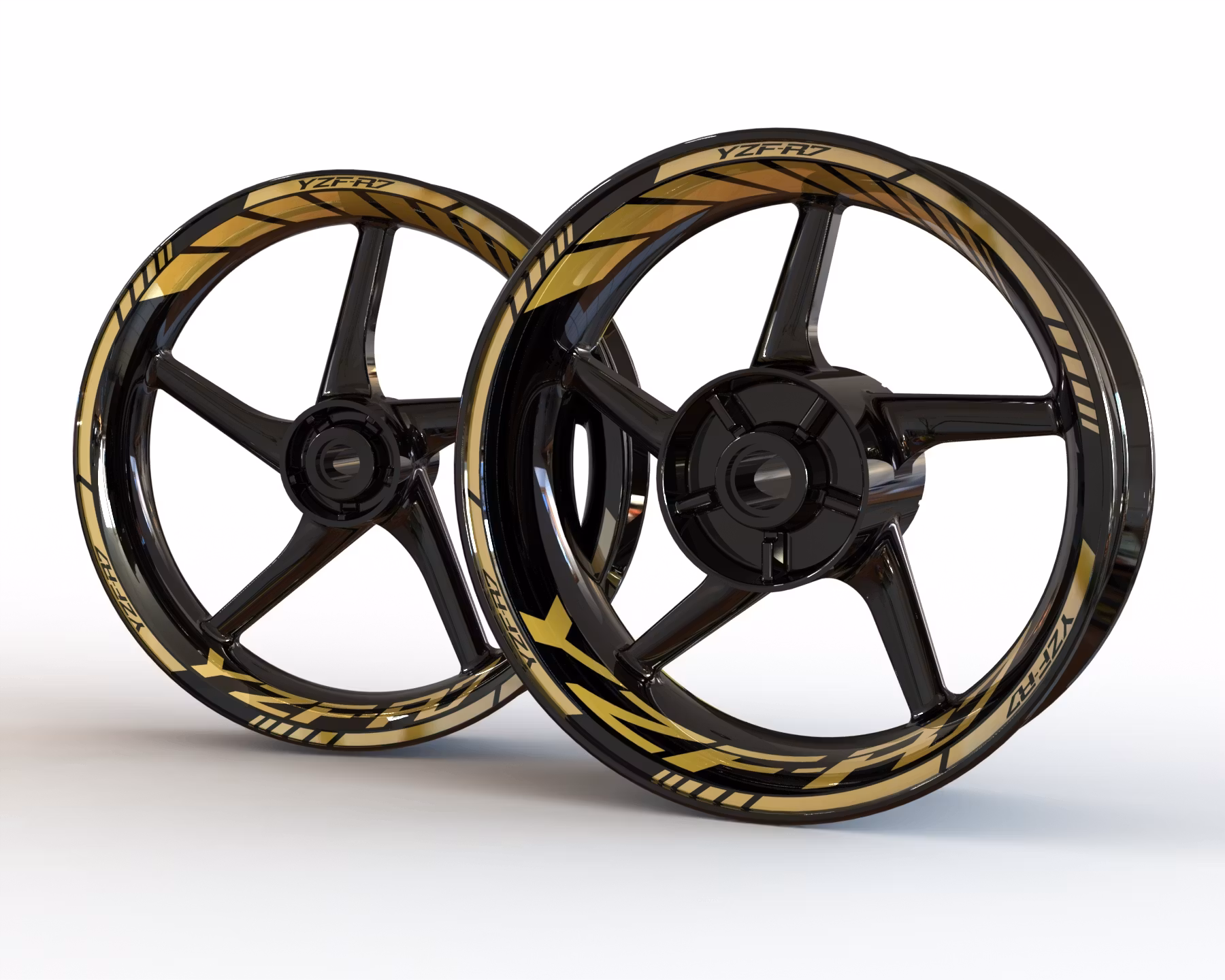 YZF-R7 Felgenaufkleber - "Classic"