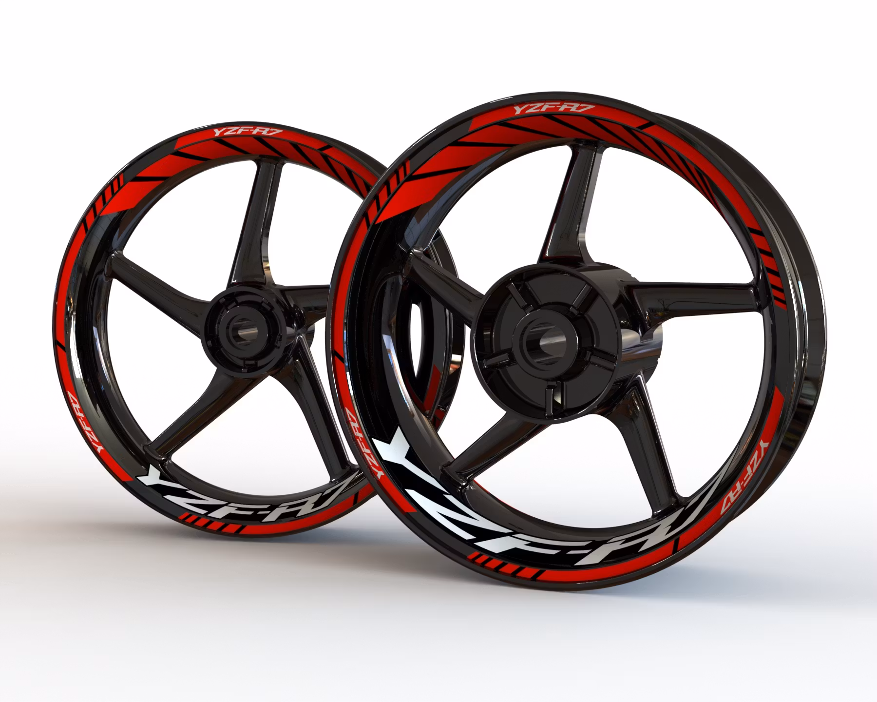 YZF-R7 Felgenaufkleber - "Classic"