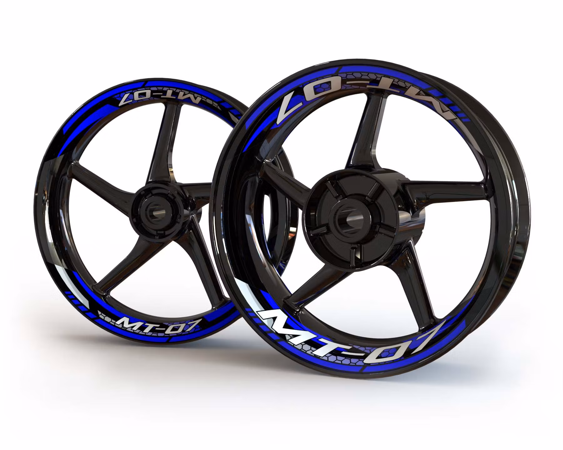 MT-07 Stickers de jantes - "Torque"