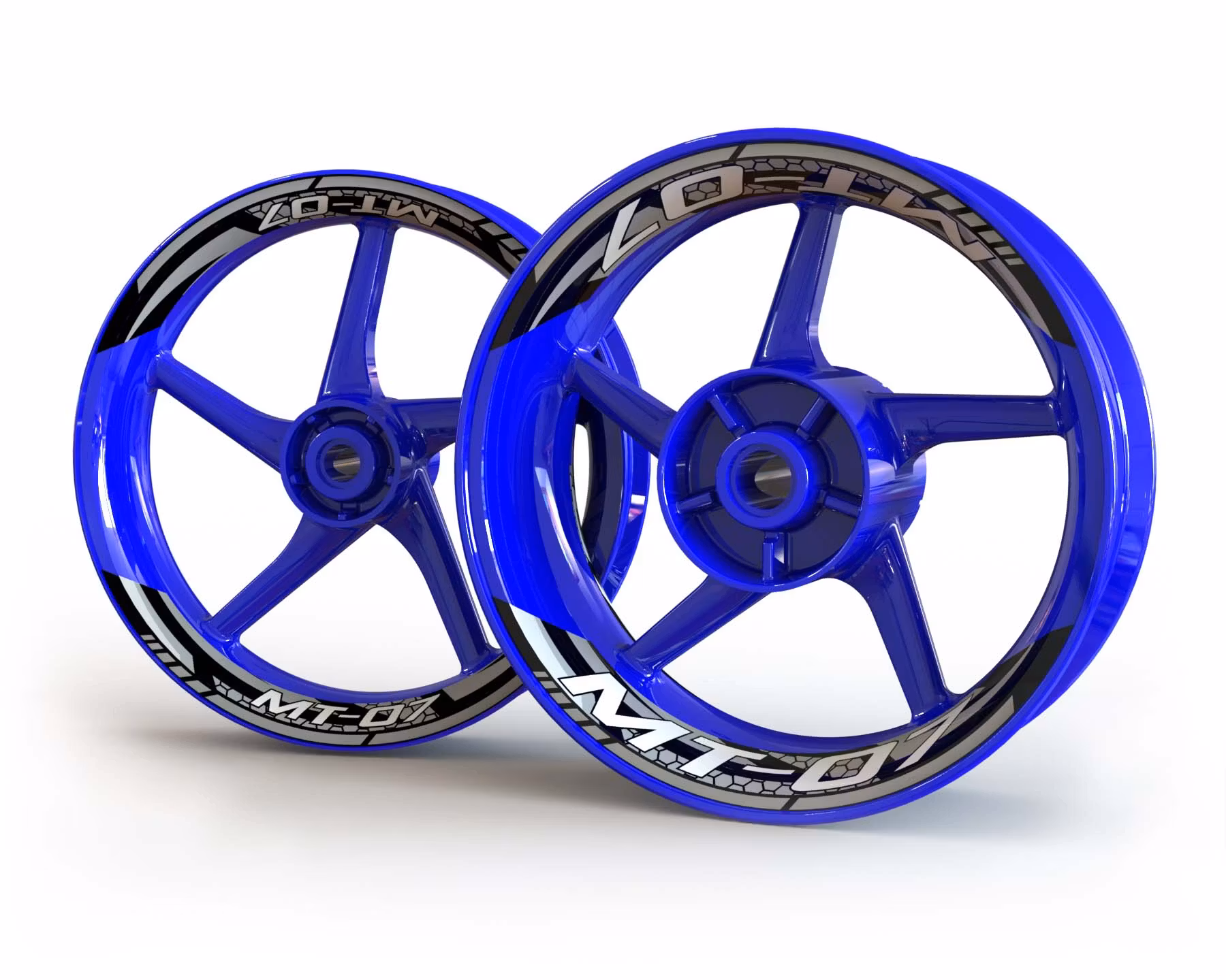 MT-07 Stickers de jantes - "Torque"