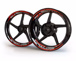 Street Triple RS Wheel Stickers - "Torque"