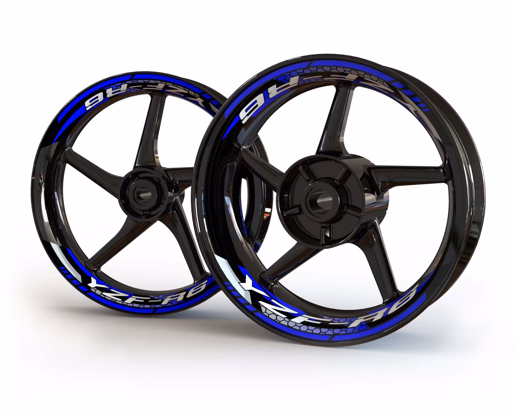 YZF-R6 Wheel Stickers - "Torque"