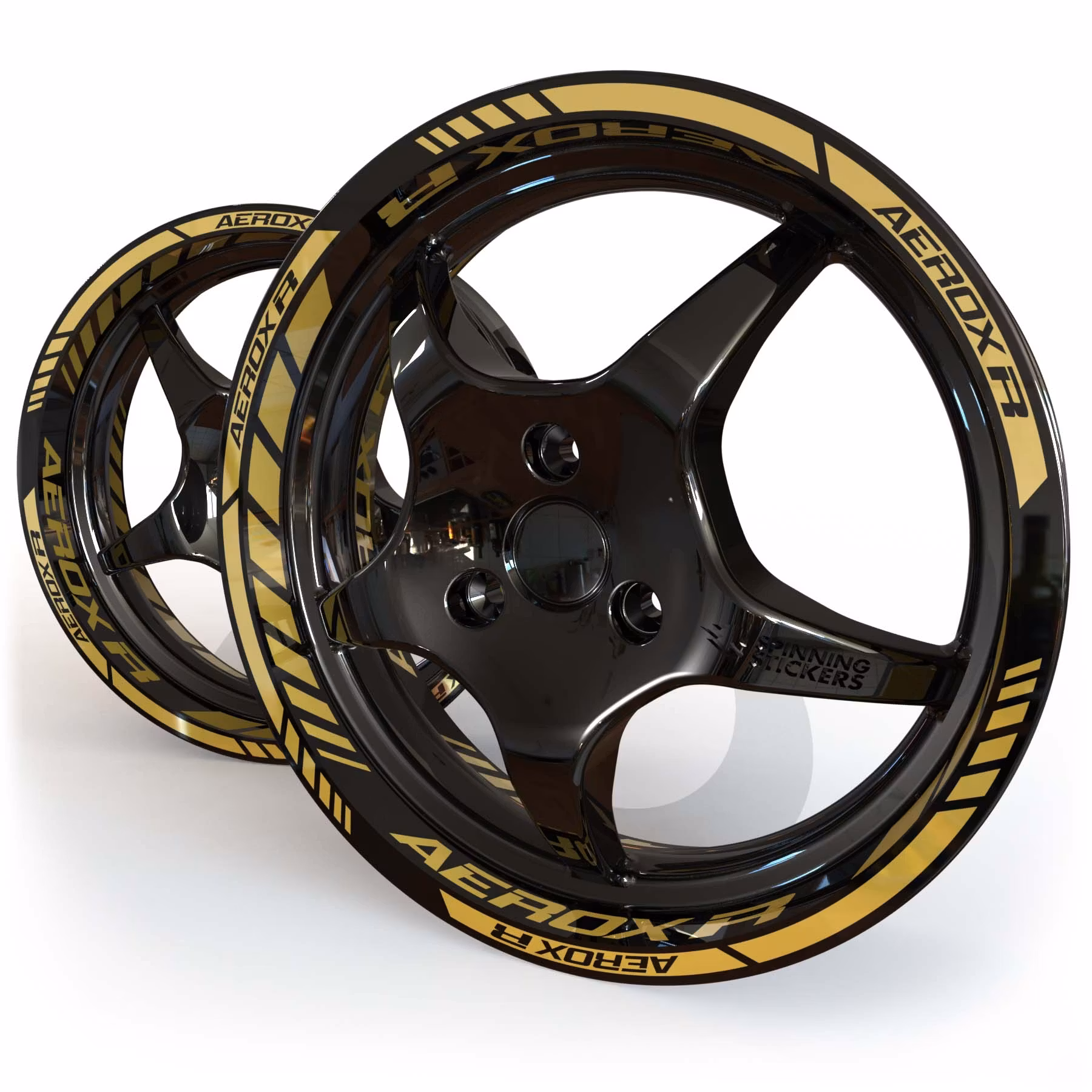 Aerox R Fälgdekaler - "Classic"