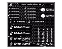 TikTok Social Media Sticker-Kit