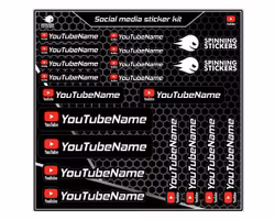 YouTube Sticker kit