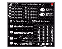 YouTube Sticker kit