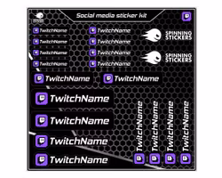 Twitch Sticker kit